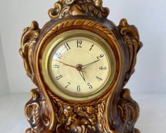 Vintage ceramic electric clock