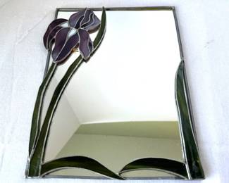 Stained glass mirror