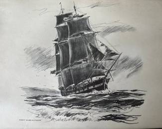 Sailing ship print