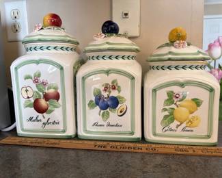 Villeroy Boch canisters
