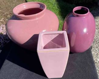 3 Vases * Madeline Originals California & Others
