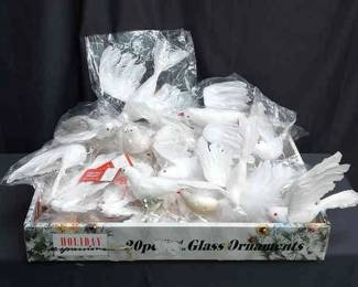 Vintage- New- Used Doves (43 Count) * Posable* Majority Are Still Packaged
