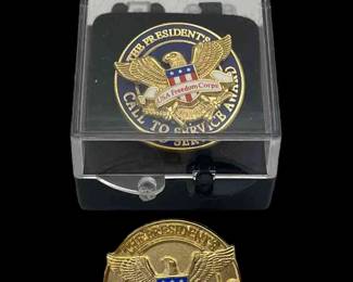 The President's Call To Service * Volunteer Service Award Pins
