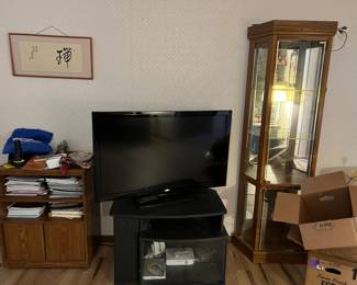 Curio cabinet, Television