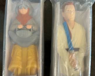 Unknown/Marked Star Wars Figures--Bagged & Sealed--Cereal Prize Size? (includes, Another Character not Pictured)