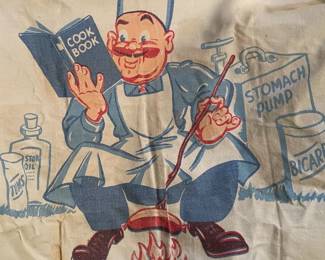 FUN! Vintage 1950/60's "COME AND GET IT" Apron--Super Cool!!