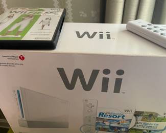 Vintage Wii Game Console