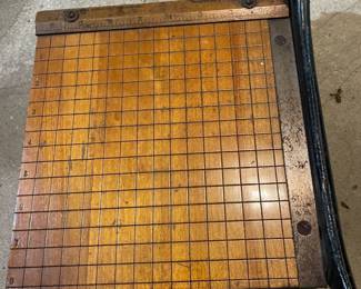 8.5" Square Wooden Paper Cutter--Cool & Useful!