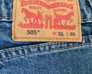 Men's Vintage Levi's, Jeans, Jackets, Shirts, etc.,