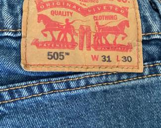 Men's Vintage Levi's, Jeans, Jackets, Shirts, etc.,