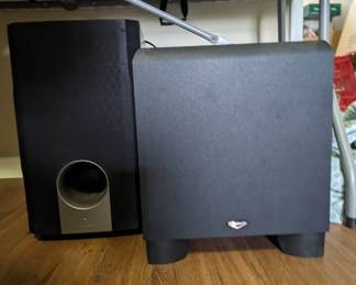 Subwoofers-Onkyo and Klipsch