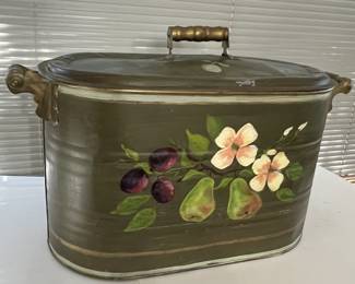 Green tole paint copper boiler