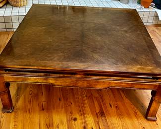 Solid wood square coffee table 