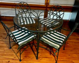Patio table and chairs