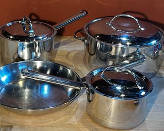 Cuisinart 7pc pots and pan lot