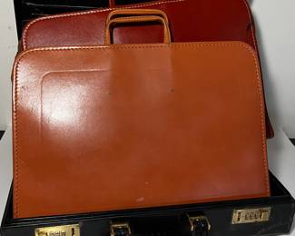 Vintage briefcase lot