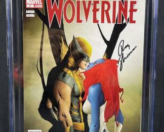 2011 Signed Wolverine #9 'Death' of Mystique CGC