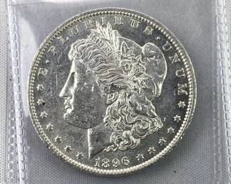 1896 Morgan Silver Dollar, High Grade