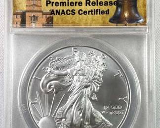 2015 American Silver Eagle 1oz ANACS MS69
