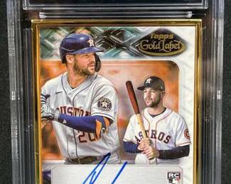 2022 Topps Gold Label Chas McCormick Auto CGC 9