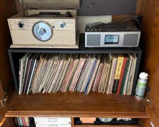 Victrola 4-in-1 Cambridge Farmhouse Turntable + Vinyls, CDs, & Cassettes
