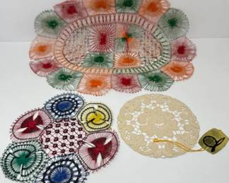 Vintage Handmade Nanduti & Plauen Lace