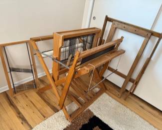 Vintage Floor Standing Weaving Frame Loom