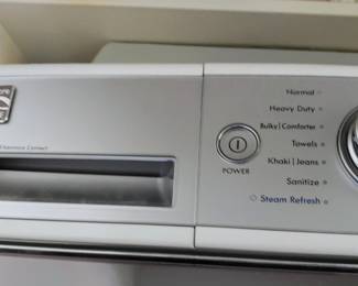 Like new Kenmore Elite full size stacked washer and dryer