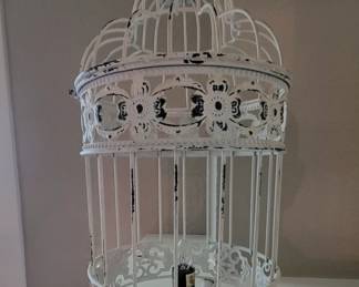 Lighted Decorative Bird Cage  