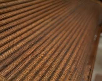 Bradford solid oak roll top desk