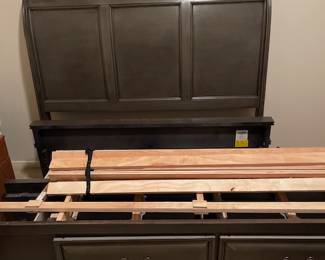 Bed with under bed storage