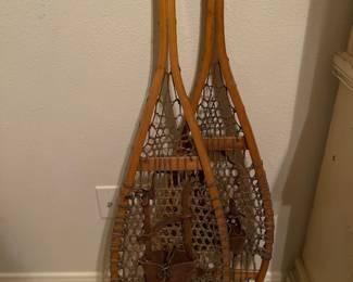 Vintage snow shoes!