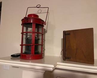Cute red lantern - pop of color for any decor