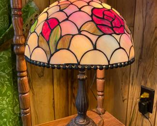 Tiffany Style Stained Glass Lamp *available for pre-sale on ebay*