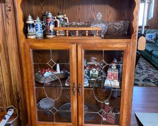 Lighted Dining Hutch China Cabinet 39.5"W x 16"D x 68.5"H