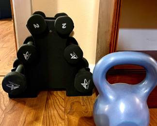 Dumbbells, weights
