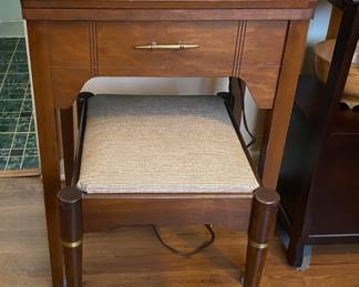 Sewing Machine Table & Stool