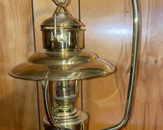 Gaudard Brass Hanging Oil Lamp *available for pre-sale on ebay*