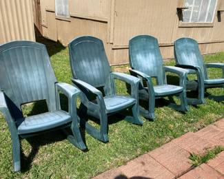4 Adirondack Chairs