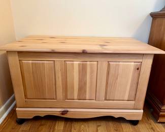 Rolling Pine Chest 41"W x 22"D x 24"H