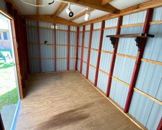 Storage Shed 15.5ft x 7.5ft x 8ft H *available to purchase now!*