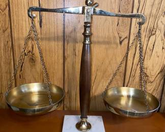 Brass & Marble Scales of Justice *available for pre-sale on ebay*