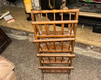 Antique magazine rack