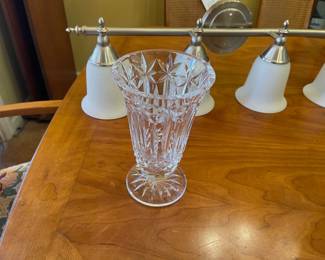 Wedgewood Crystal Vase Starburst Pattern