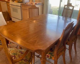 Table and Chairs with Two Leaves