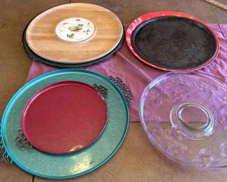 Assorted Serving Trays