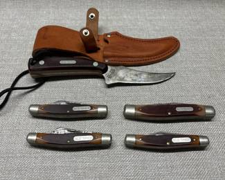 Old Timer Schrade Pocket Knives 