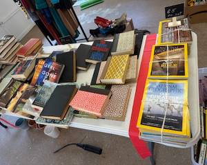 Books & vintage national geographic magazines 