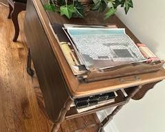 Vintage drop leaf table 