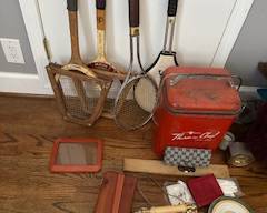 Vintage sports equipment 